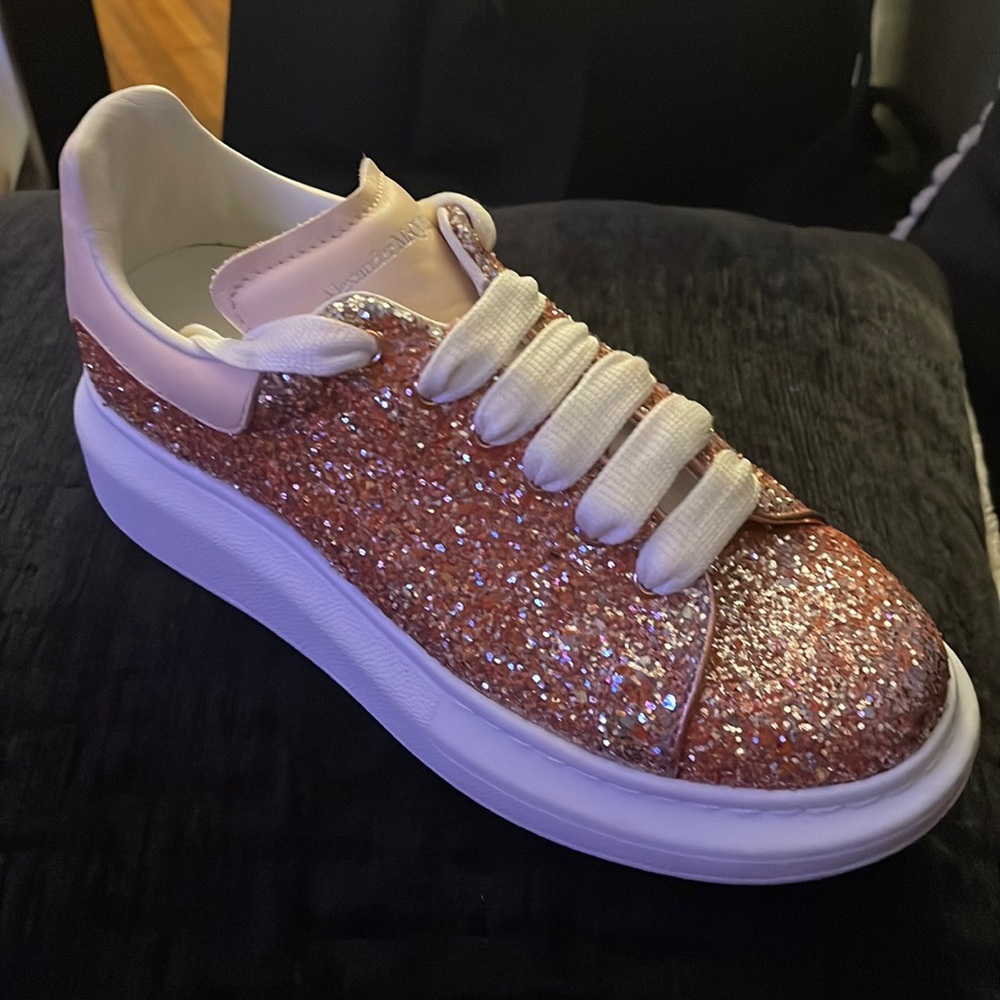 Glitter Pink Kids Alexander McQUEEN sneakers